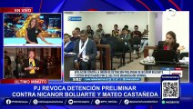 Poder Judicial anula detención preliminar para Nicanor Boluarte y Mateo Castañeda por el caso ‘Los Waykis en la Sombra’