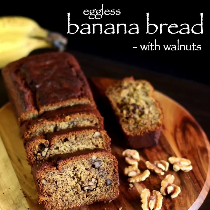 banana bread recipe - eggless banana bread recipe - vegan banana bread recipe