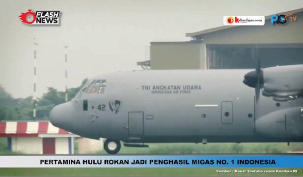 Momen Kedatangan Pesawat C 130J Super Hercules A 1342 di Lanud Halim Perdanakusuma