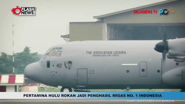 Kedatangan Pesawat C-130J Super Hercules A-1342 di Lanud Halim Perdanakusuma