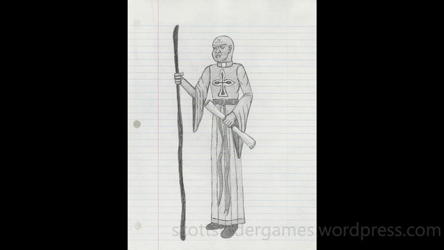 Cleric Pencil Sketch Video #7 (05-18-2024)