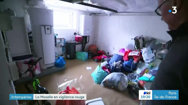 La Moselle est placée en vigilance rouge en raison des très fortes pluies qui s'abattent sur le département