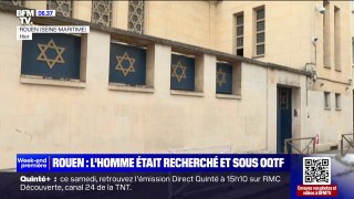Incendie d'une synagogue à Rouen: le suspect était recherché et sous OQTF