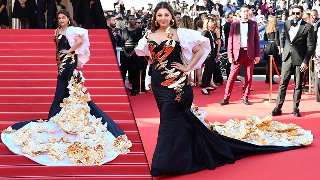 Indian Actress Aishwarya Rai Graces The Royal Red Carpet Of The Cannes Film Festival 2024