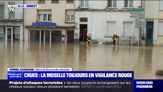 Inondations en Moselle: plus d'une quinzaine de personnes ont été relogées dans la commune de Bouzonville