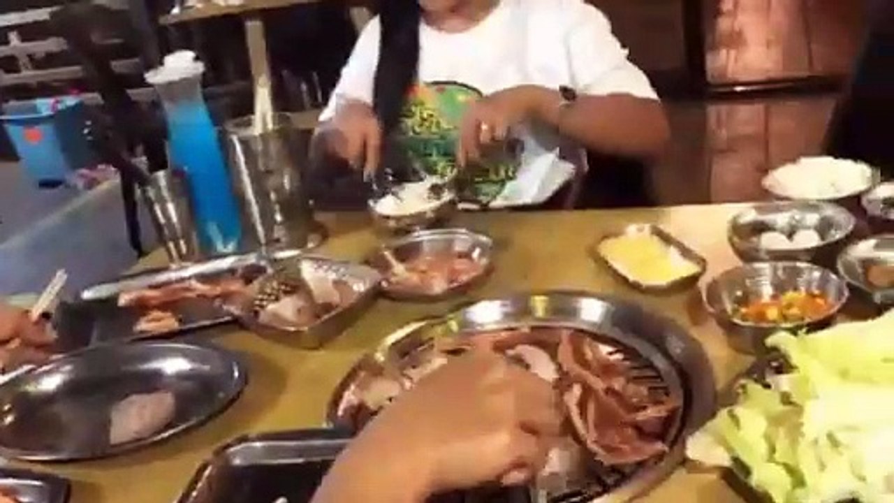 Samgyup dinner