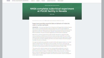 美, 폭발 없는 핵실험 32개월 만에 실시...중러 핵 확장 견제 / YTN