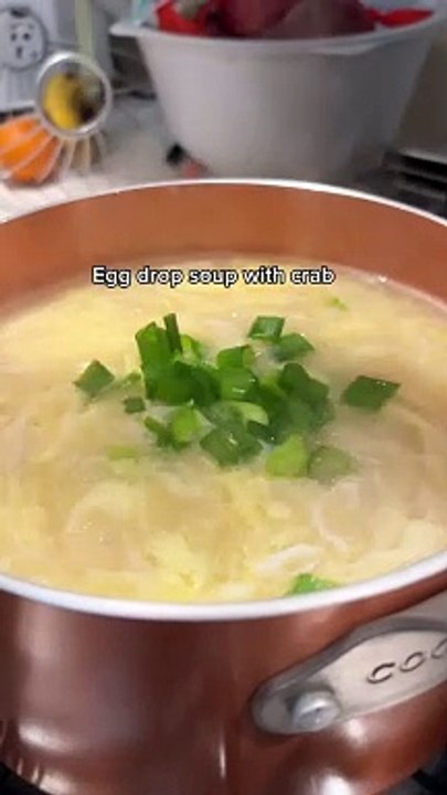 Egg Drop Soup with Crab