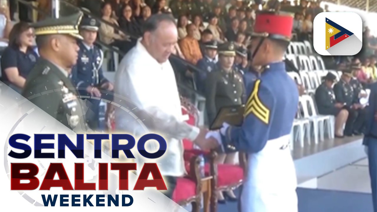 Bagong graduates ng PMA, pinayuhan ni DND Sec. Gilberto Teodoro na laging makinig sa mga senior enlisted personnel