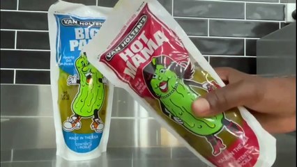 New American pickle big papa and hot mama Spicy .