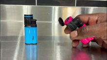 Latest Double shot less flammable lighter ( part 8 )