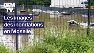 Les images des inondations en Moselle