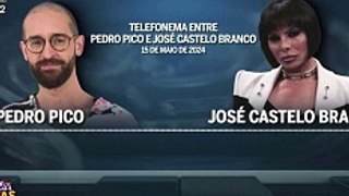 Revelado telefonema secreto entre Pedro Pico e José Castelo Branco: 