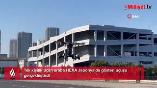Tek kişilik uçan araba HEXA'dan Japonya'da gösteri uçuşu
