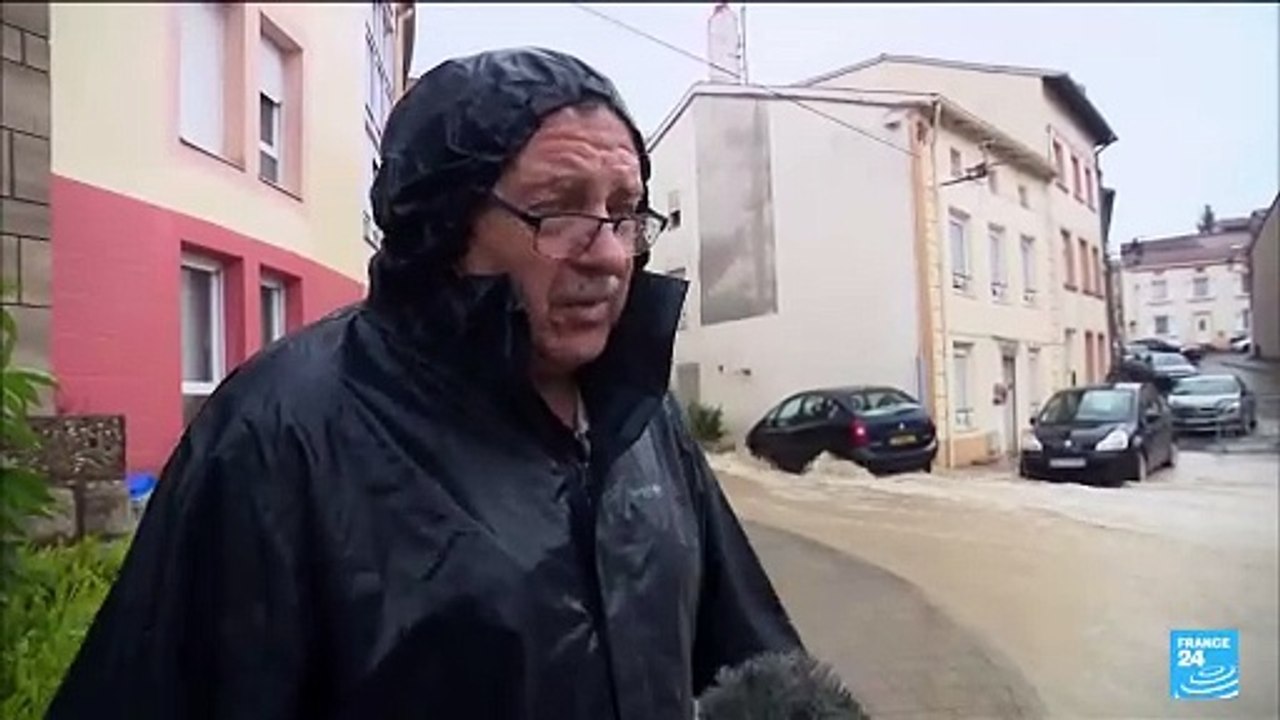 Floods hit parts of Northeastern France - video Dailymotion