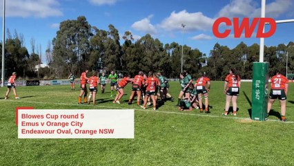 Last-minute try seals fiery derby between Emus and Orange City