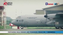 Kedatangan Pesawat C-130J Super Hercules A-1342 Di Lanud Halim Perdanakusuma