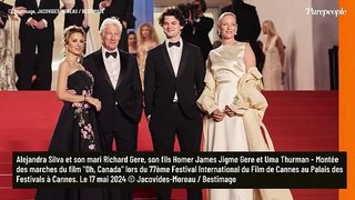 Cannes 2024 - Richard Gere : Baiser fougueux à sa femme Alejandra Silva, de 34 ans sa cadette, son fils très séduisant fait sensation