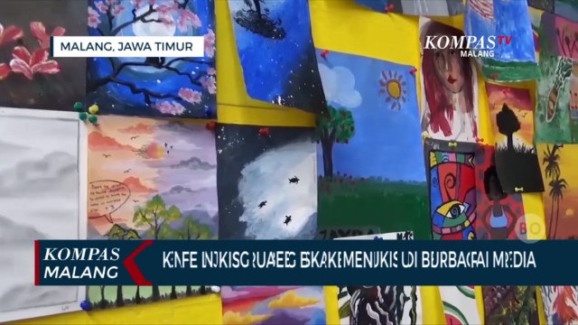 Berkunjung ke Kafe Unik, Beri Ruang Bebas Pengunjung Untuk Melukis