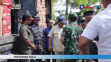 Dari Qatar , Prabowo Langsung Ke Sumbar Cek Korban Banjir Dan Antar Bantuan