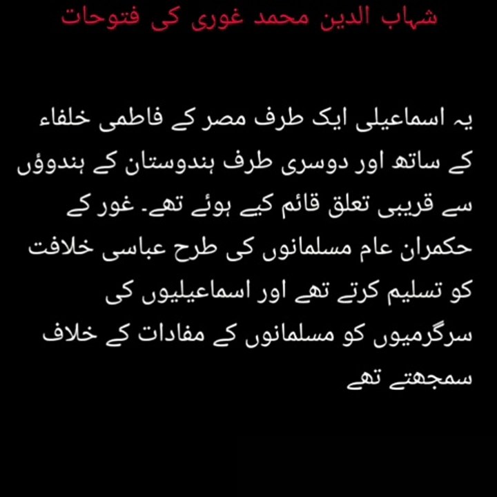 Conquests of Shahabuddin Muhammad Ghori | شہاب الدین محمد غوری کی فتوحات