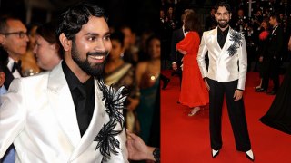 Cannes 2024: Male Fashion Influencer Ankush Bahuguna Vintage Hairstyle Red Carpet Look,Troll
