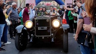 Giro di Sicilia, omaggio a D'Annunzio con la Fiat 509