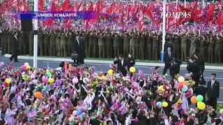 Megahnya Upacara Peresmian Jalan Baru di Korut, Kim Jong Un ajak Putrinya