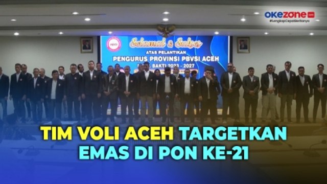 Pengurus PBVSI Aceh 2023-2027 Dilantik, Targetkan Tim Voli Aceh Raih Emas di PON ke-21