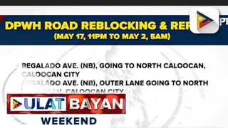 DPWH, nagsasagawa ng reblocking at repairs sa ilang kalsada sa Metro Manila