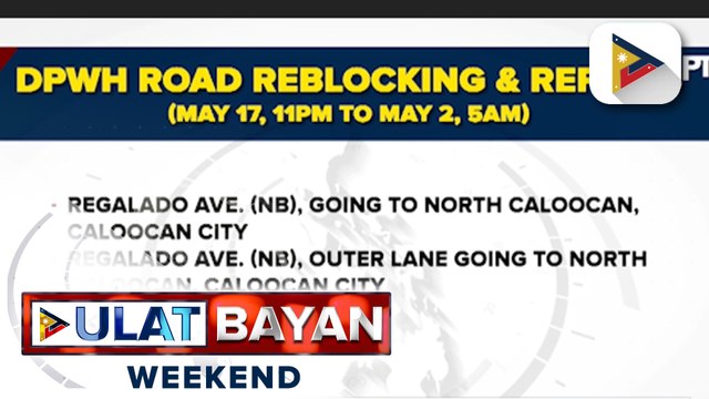 DPWH, nagsasagawa ng reblocking at repairs sa ilang kalsada sa Metro Manila