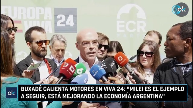Buxadé calienta motores en Viva 24: «Milei es el ejemplo a seguir, está mejorando la economía argentina»