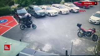 Ataşehir'de 15 gün içinde 3 ayrı motosikleti çalan hırsızlar kamerada
