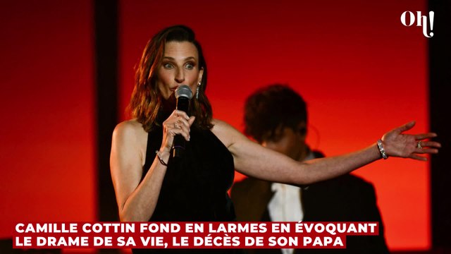 Camille Cottin fond en larmes en évoquant le drame de sa vie, le décès de son papa