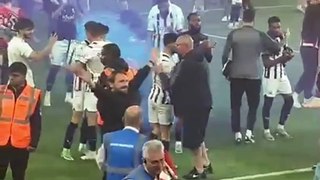 West Brom fans salute players who came to applaud amid Southampton pitch invasion 'carnage'