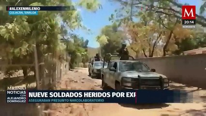 Explota laboratorio del crimen organizado y hiere a soldados en Culiacán; dos en estado grave
