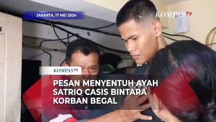 Pesan Ayah Satrio Casis Korban Begal, Ingatkan Anaknya Jadi Polisi Jujur