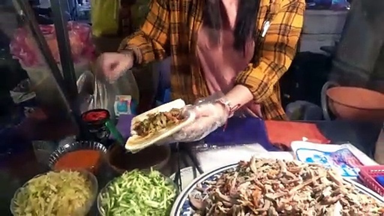 烤鴨夾餅