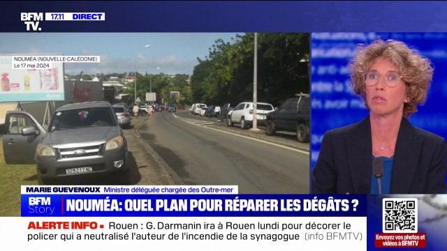 Nouvelle-Calédonie: Il n'y a pas de pénurie à ce stade mais une difficulté d'acheminement , explique Marie Guévenoux, ministre déléguée chargée des Outre-mer