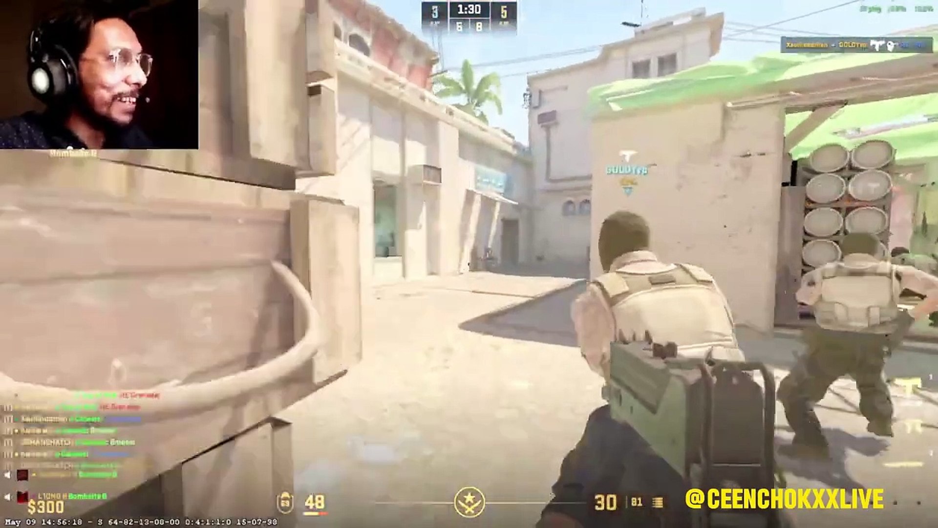 CS2 Funny Allahu Akbar Clip Faceit10 Live Stream Clip