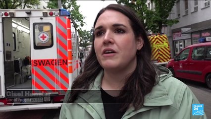 Floods in parts of northern Europe after heavy rains