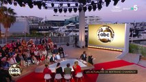 Bertrand Chameroy et Anne-Elisabeth Lemoine interrompus par un incident sur la Croisette.