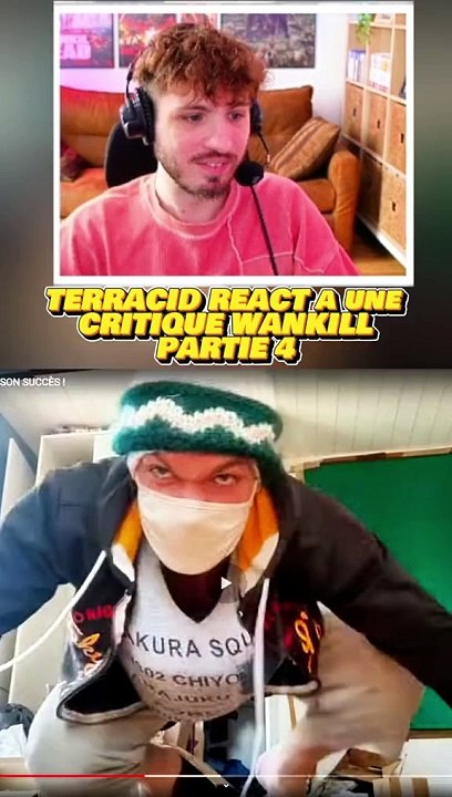 Un youtubeur Clash Wankil Studio , Terracid react Partie 4