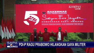 PDIP Ragu Prabowo Subianto Hilangkan Gaya Militer saat Pimpin Indonesia