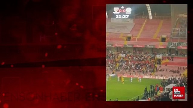 Halil Umut Meler'in yönettiği maçta Kayserispor Başkanı sahaya girdi