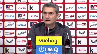 Rueda de prensa de Valverde previa al Sevilla - Athletic