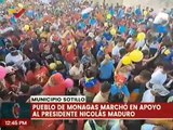 Monagas | Habitantes del mcpio. Sotillo marcharon en respaldo del presidente Nicolás Maduro