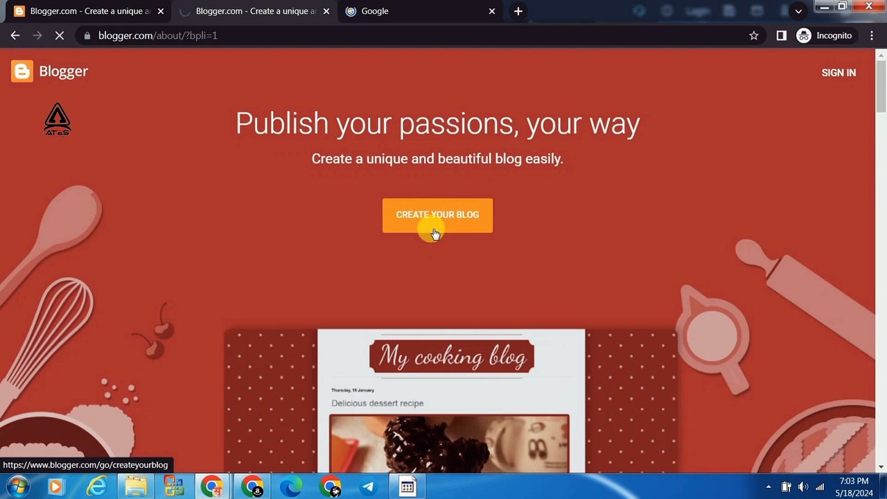 How to create blog on blogger | blogger par blog kaise banate hai