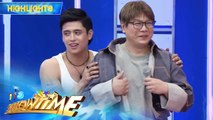 MC wears Kelvin's Jacket | It’s Showtime