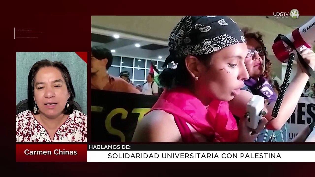 Solidaridad universitaria con Palestina: Carmen Chinas